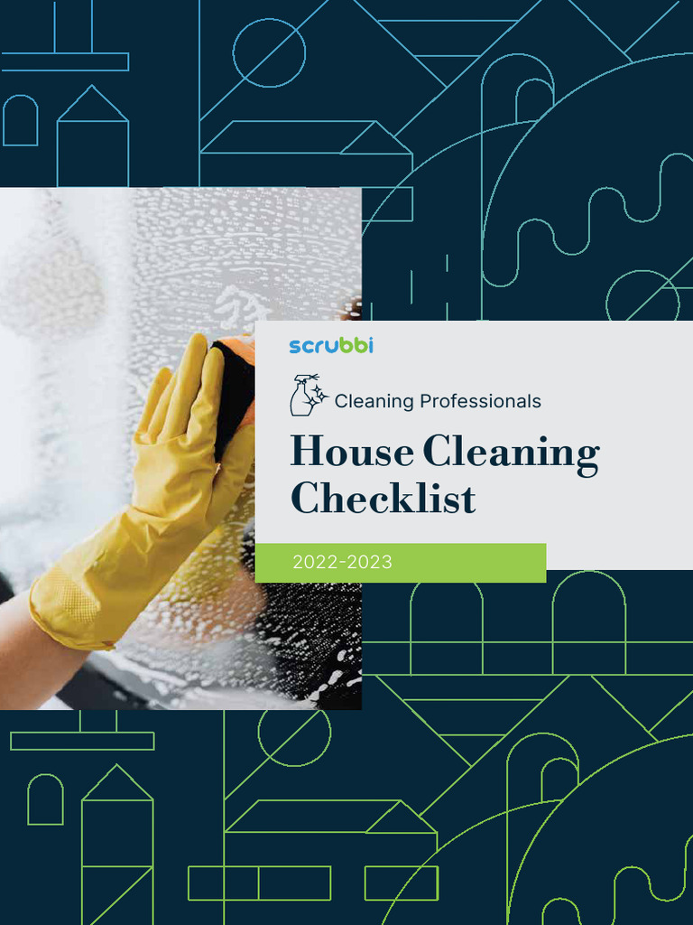 Scrubbi Cleaning Checklist 2022-2023 | PDF | Tap (Valve) | Shower