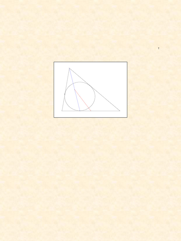 Ponctuelle remarquable dans un triangle | PDF | Triangle | Cercle