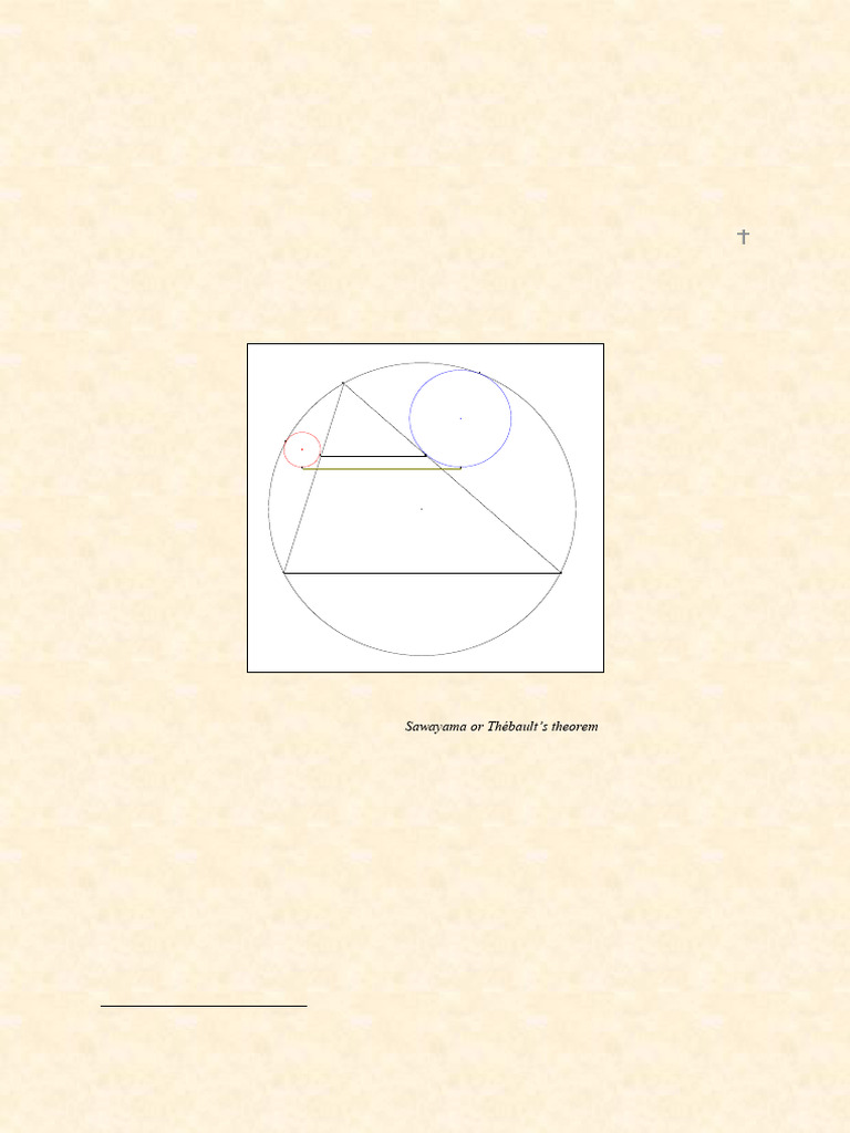 Strange Theorem About Circles | PDF | Circle | Analytic Geometry