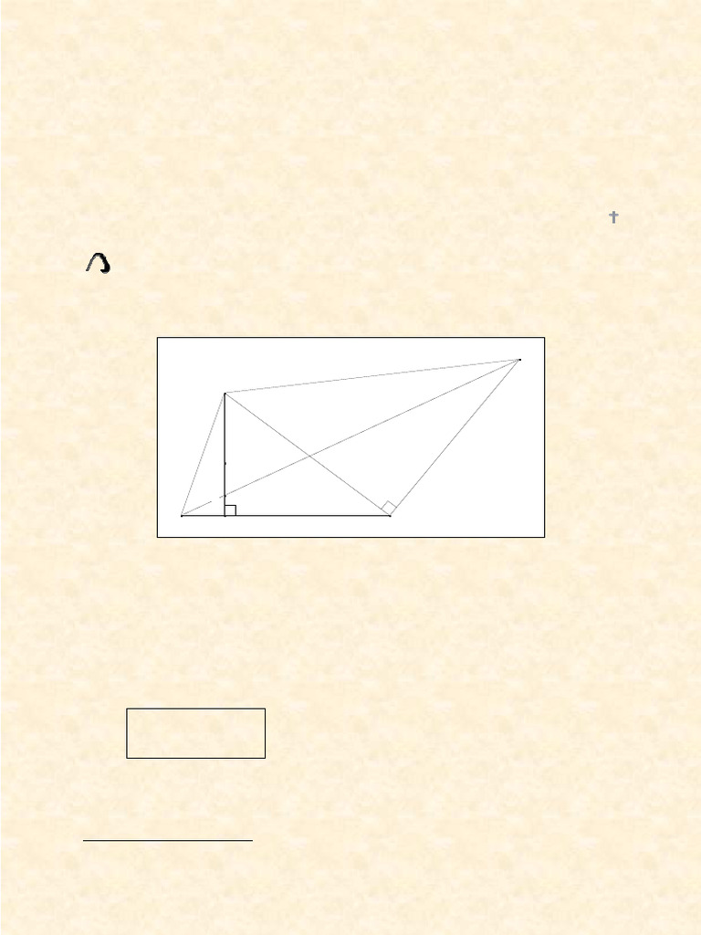 Proportion dans un triangle acutangle | PDF | Triangle | Triangle