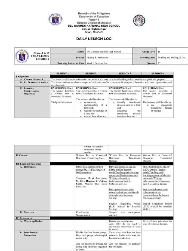 Reading and Writing | PDF