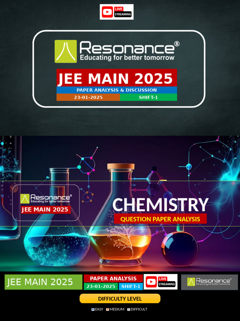 JEE Main 2025 Chemistry Paper Analysis | PDF | Chemical Compounds ...
