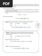 Newton's Laws Practice Worksheet | PDF | Force | Friction
