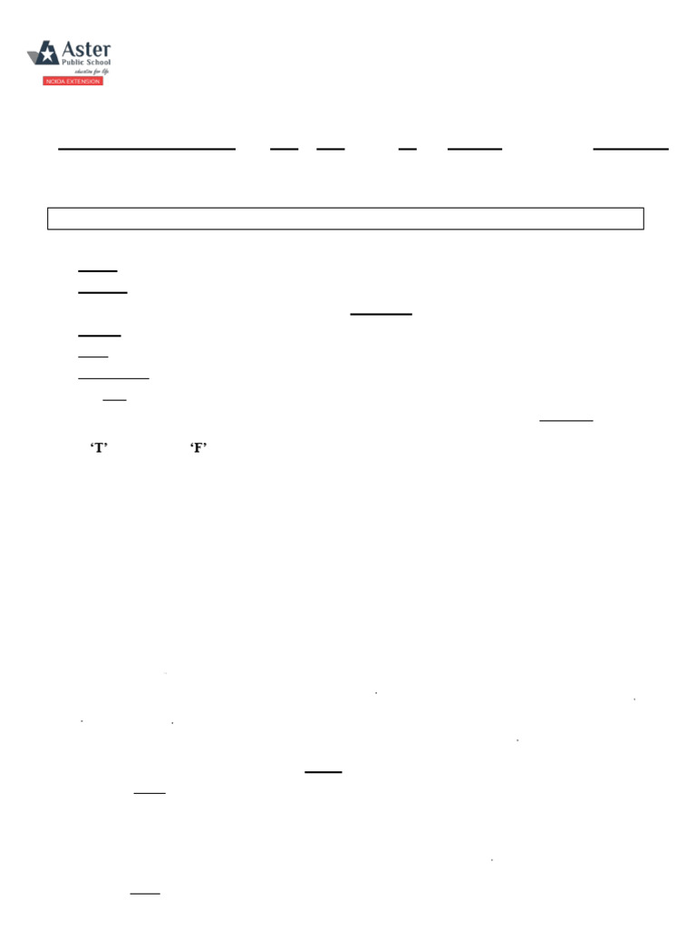 Class 3 Computer Term 2 Answer Key | PDF | Text