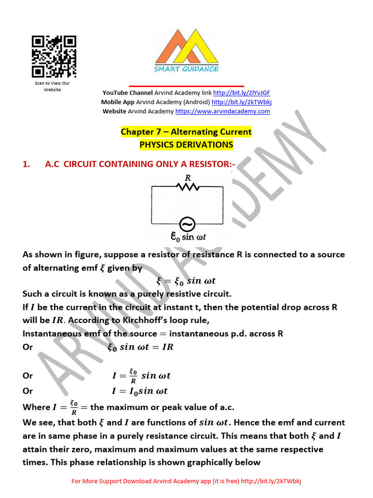 AC Circuit Analysis and Resonance | PDF | Inductor | Electrical Impedance