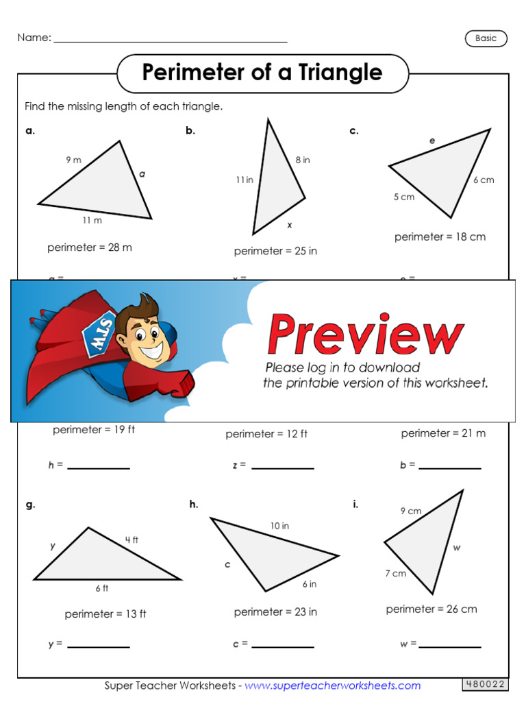 Triangle Perimeter with Missing Side | PDF | Elementary Geometry