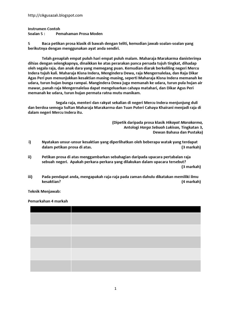 Unsur Kesaktian dalam Prosa Moden | PDF