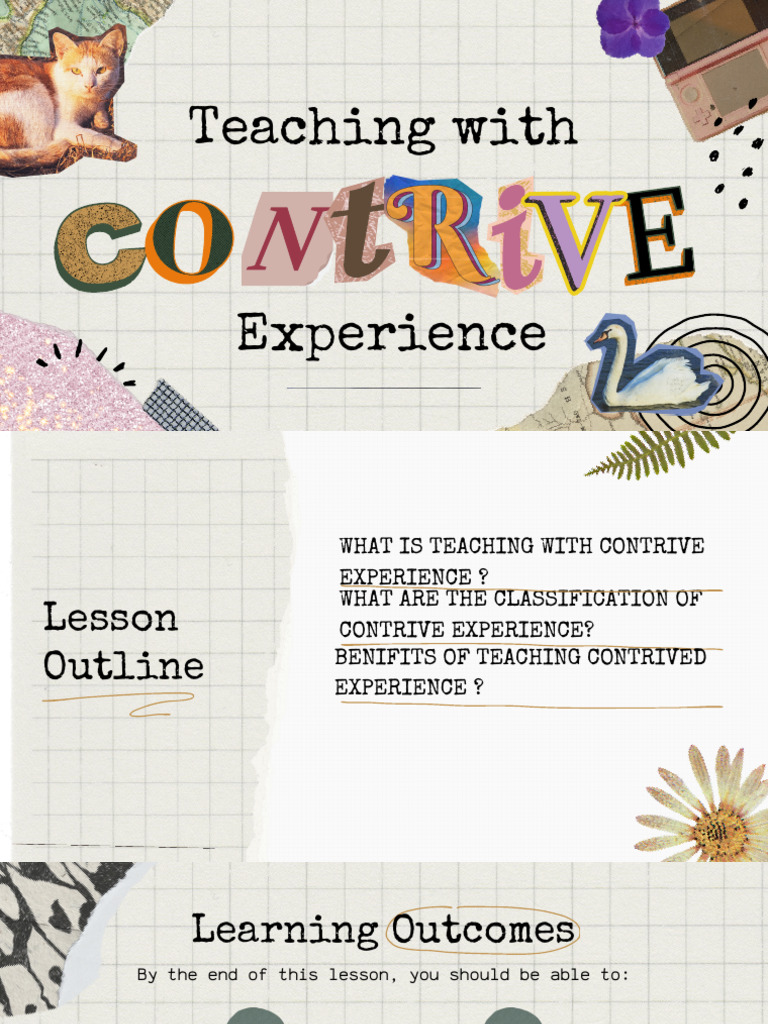 Benefits of Teaching with Contrived Experience | PDF | Simulation ...