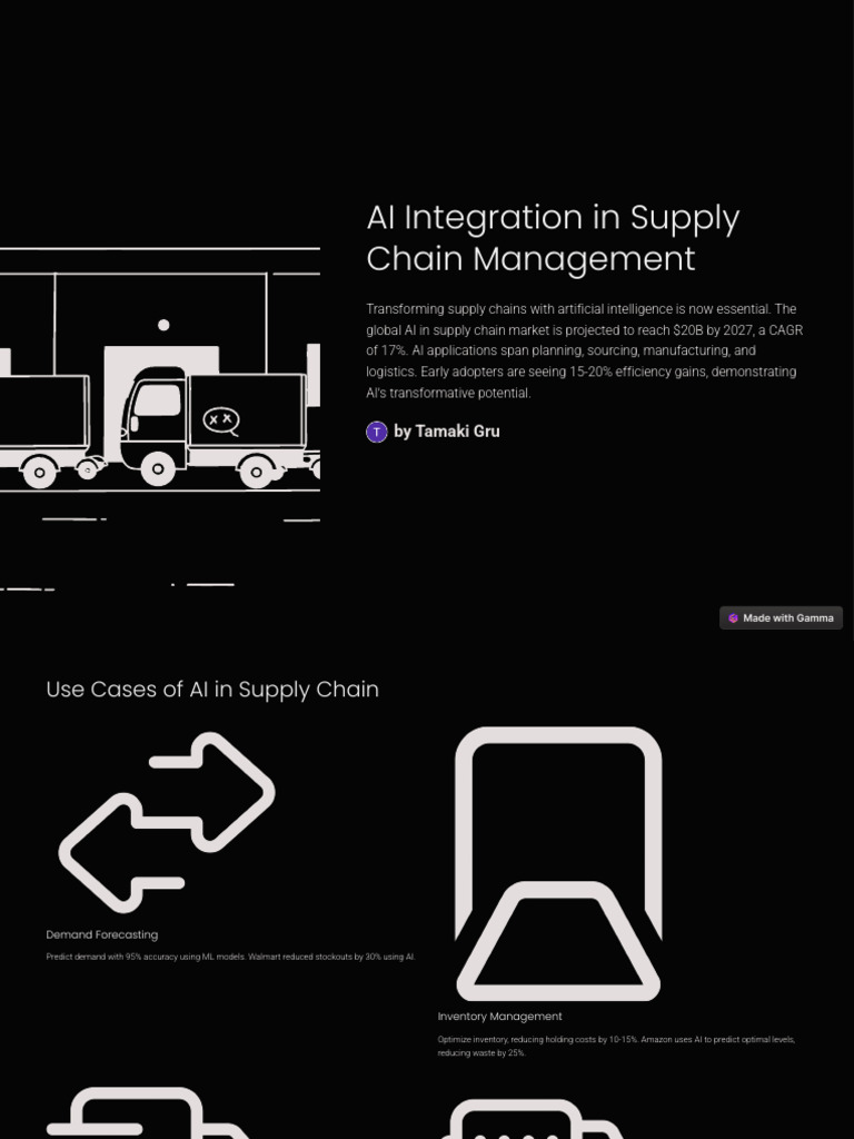 AI in Supply Chain Management Insights | PDF | Artificial Intelligence ...