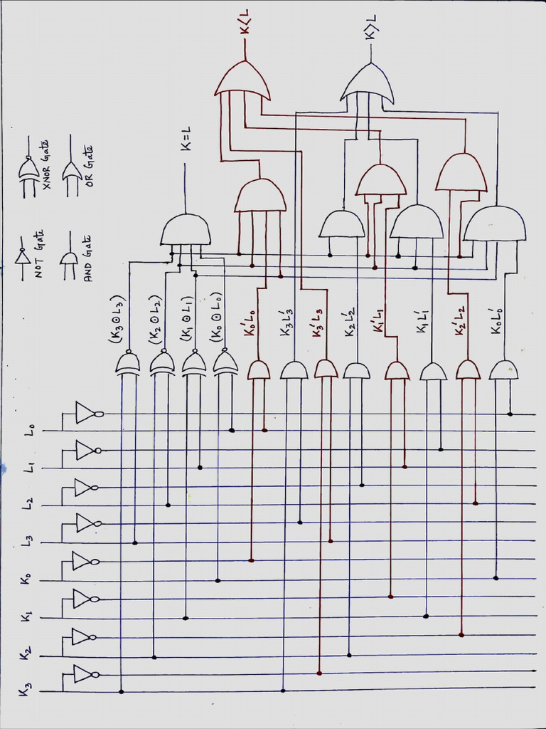 4 Bit Comparator | PDF