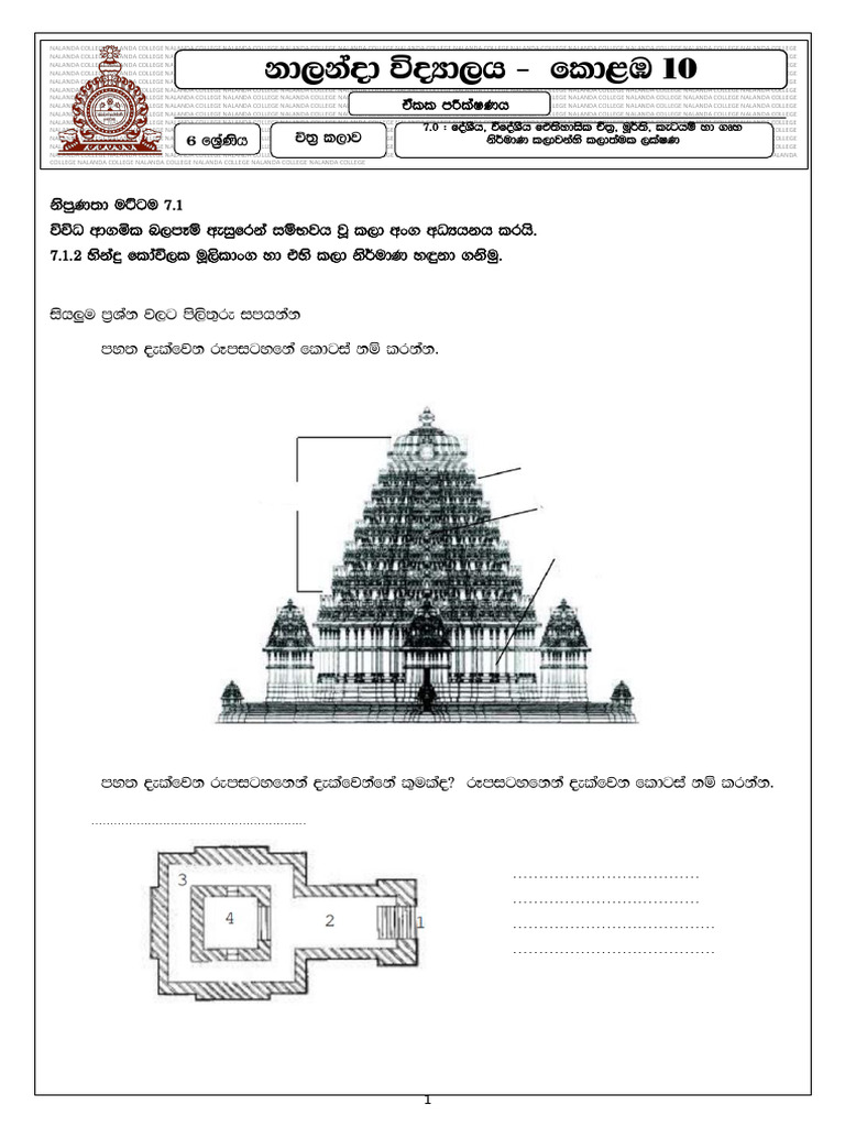 Nalanda College Overview Document Pdf