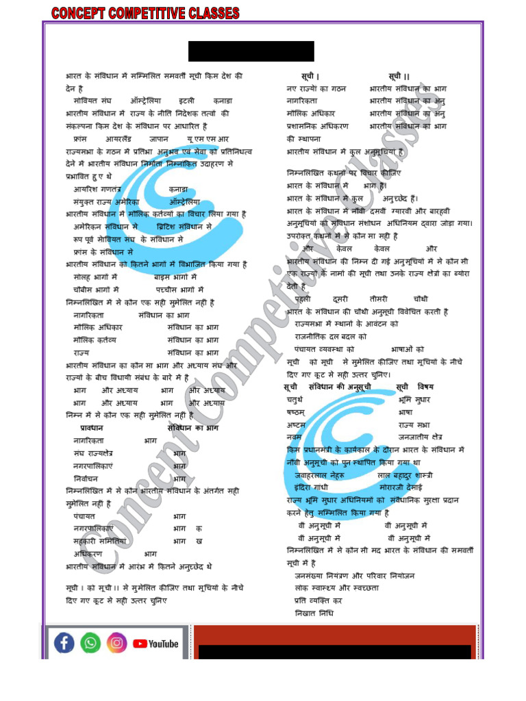 Polity Test-1 | PDF
