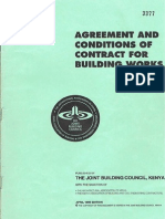 Standard Contract for Kenya (Architect and Employer)