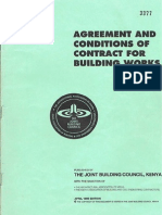 Standard Contract For Kenya (Architect and Employer)