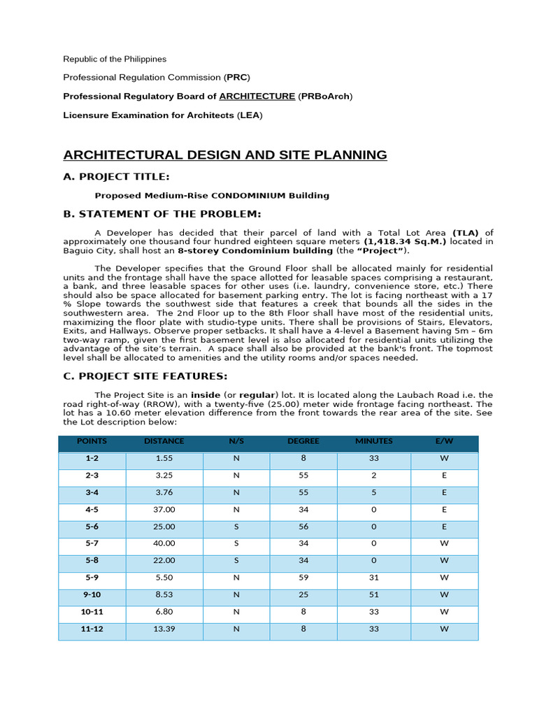 Medium-Rise Condominium Project Plan | PDF | Buildings And Structures