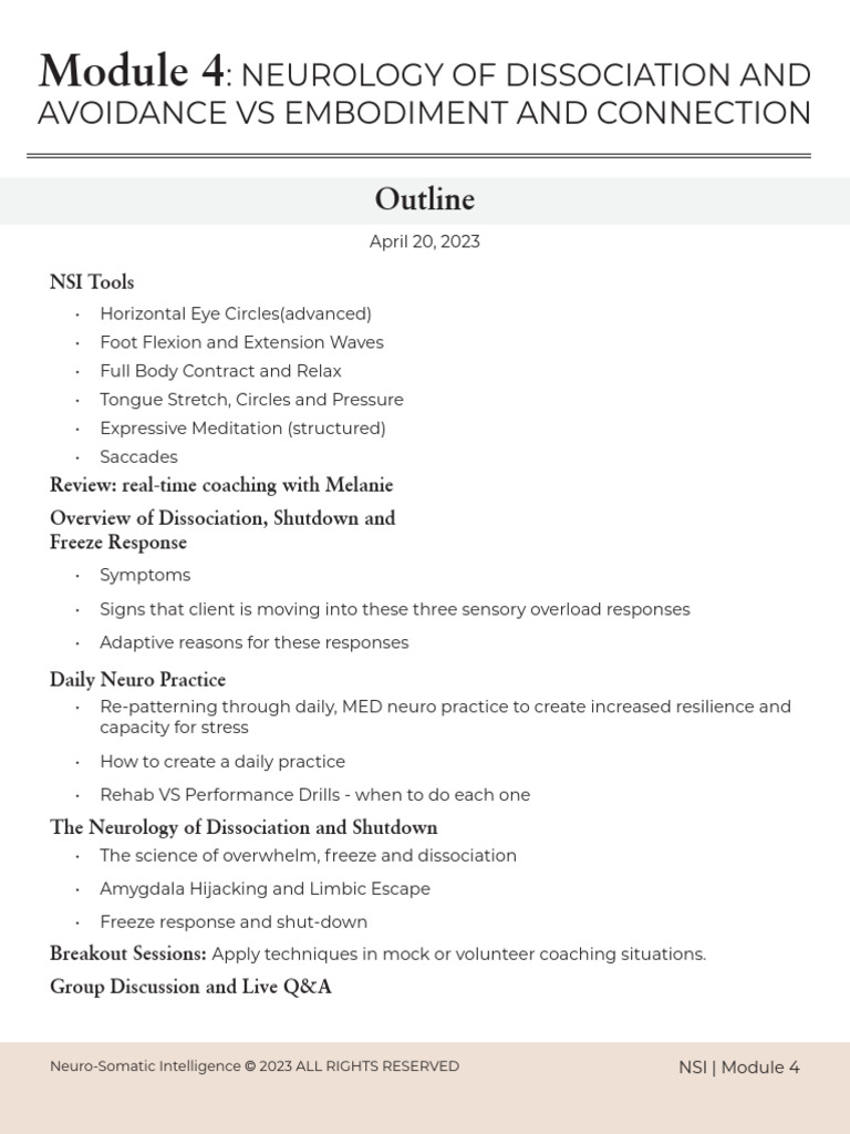 NSI Module 4 Outline 2 | PDF
