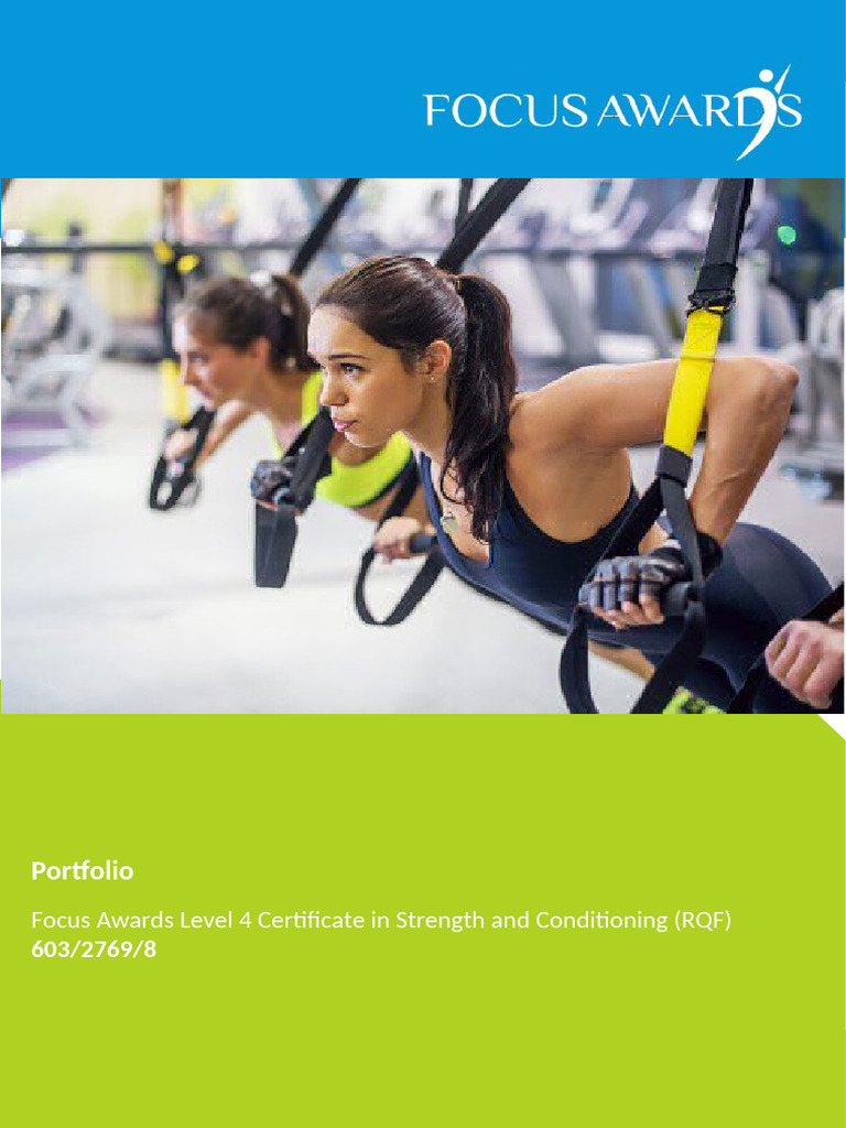 Level 4 Strength and Conditioning Portfolio | PDF | Skeletal Muscle ...