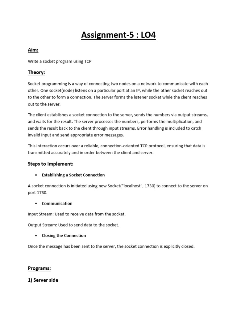 CN Assignment 5 S11 16 | PDF