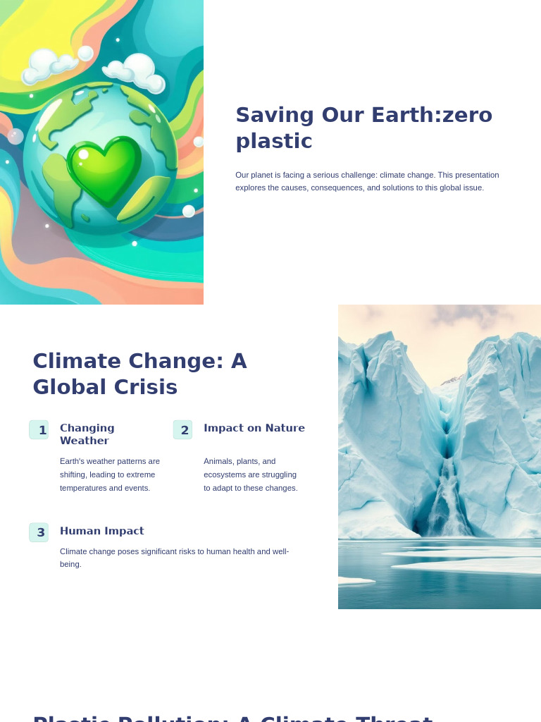 Combatting Climate Change: Zero Plastic Solutions | PDF