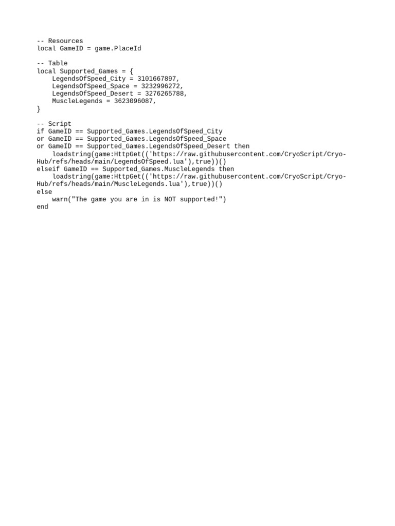 Game Script Loader Guide | PDF