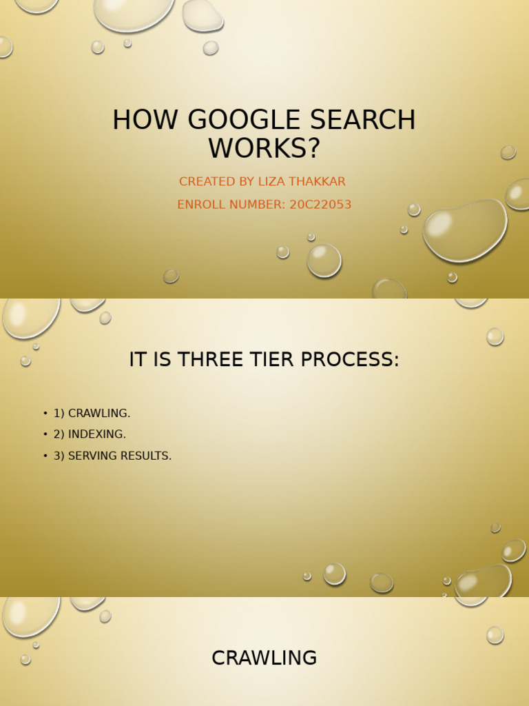 How Google Search Works | PDF