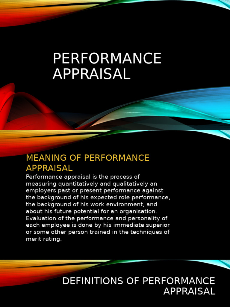 Performance Appraisal | PDF | Performance Appraisal | Educational ...