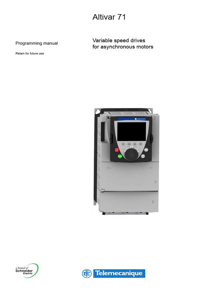 Altivar 71 Programming Manual Guide | PDF | Menu (Computing ...
