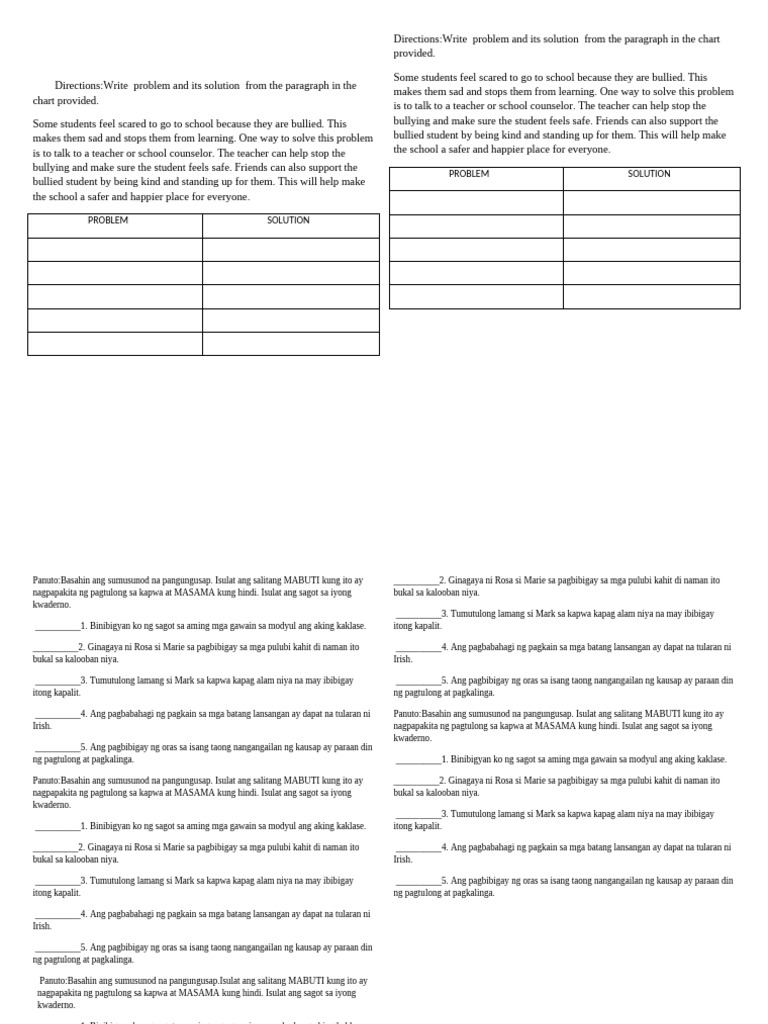 Worksheets | PDF