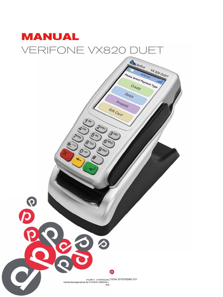 Verifone VX820 DUET Manual PointTXN | PDF | Debit Card | Receipt