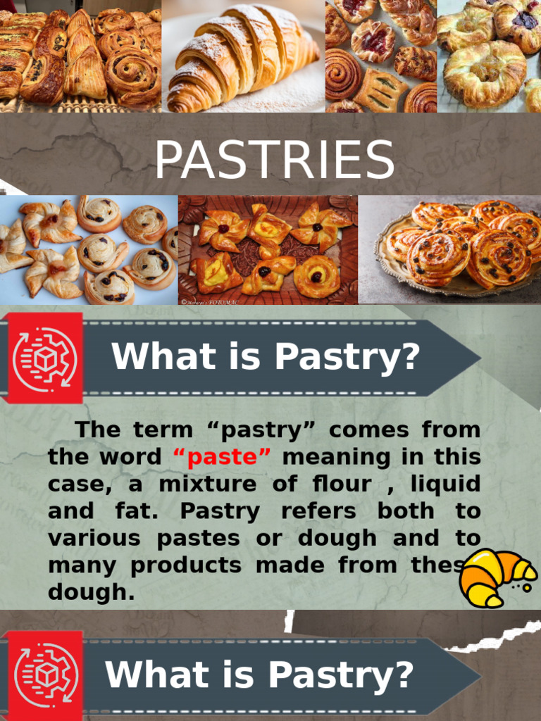 Understanding Pastry Types and Ingredients | PDF | Breads | Flour