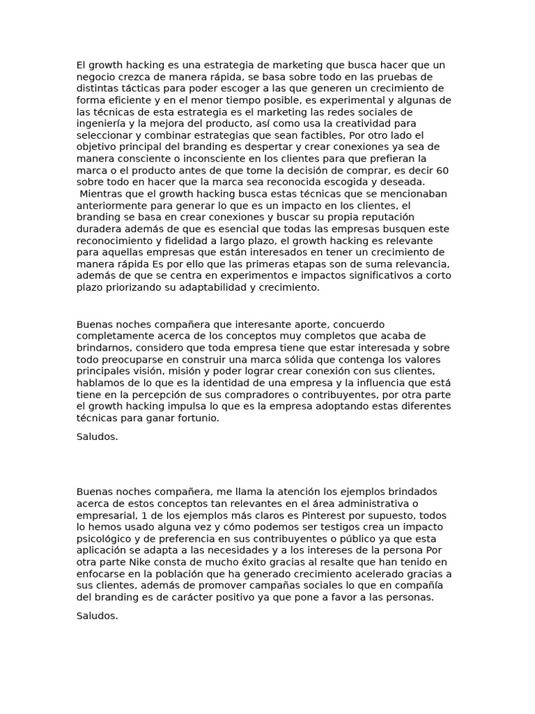 El Growth Hacking Es Una Estrategia de Marketing Que Busca Hacer Que Un ...