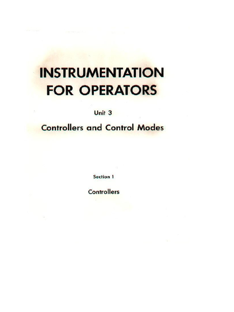 Controllers & Control Mode, Unit 1 | PDF