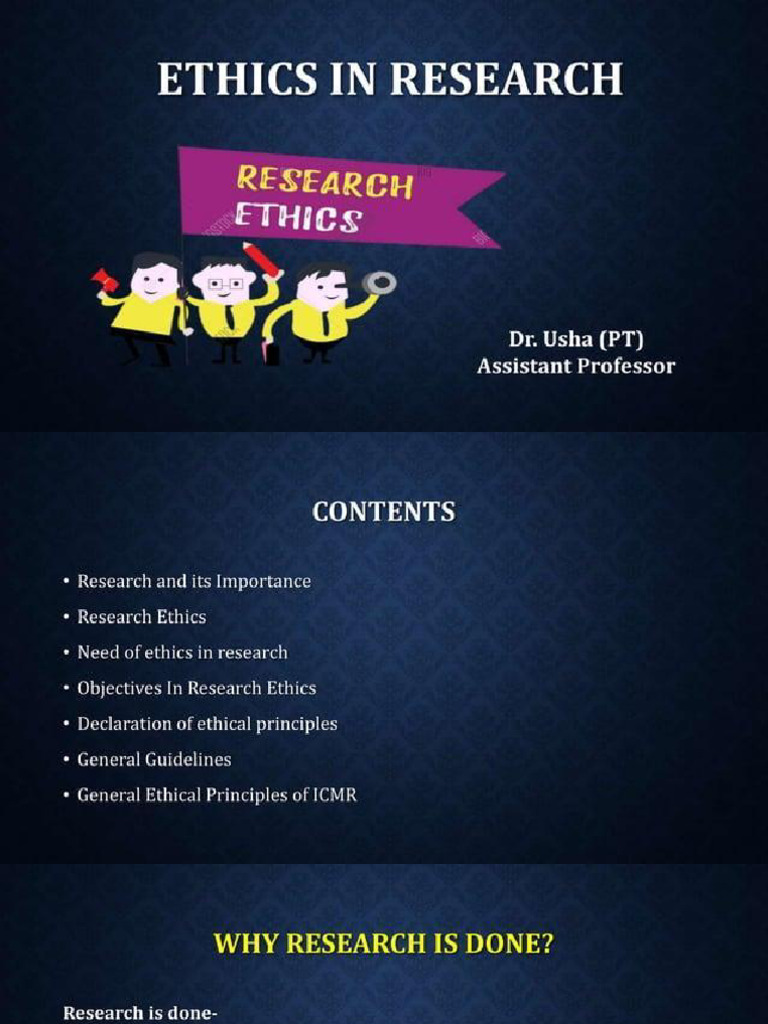 Ethics in Research | PDF