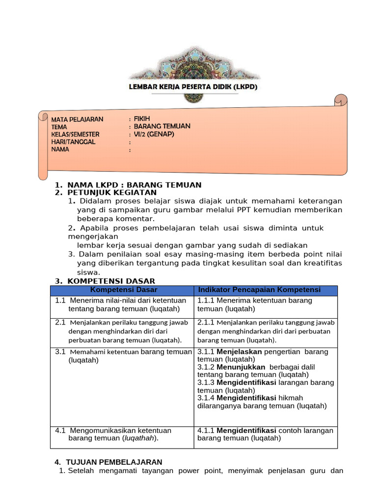Pemahaman Barang Temuan (Luqatah) | PDF
