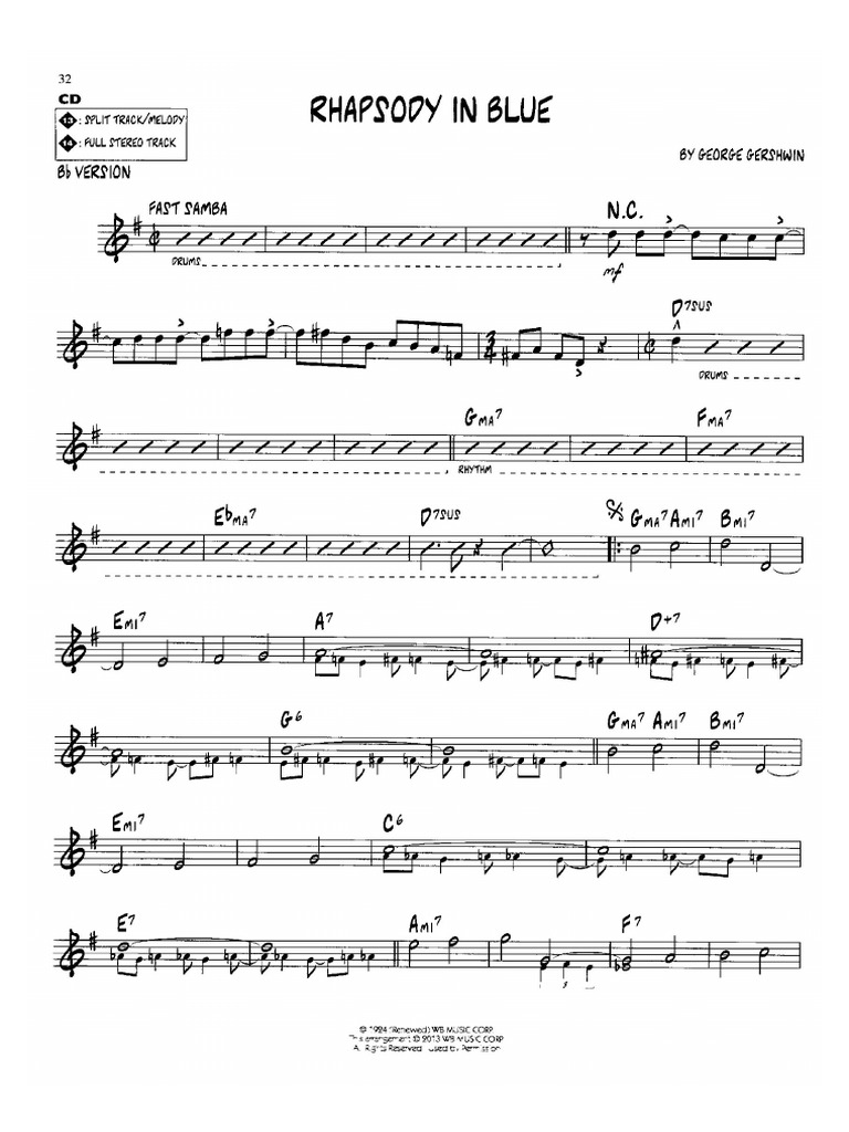 Rhapsody in Blue | PDF