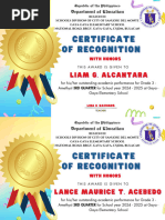 1st Quarter Recognition Pdf