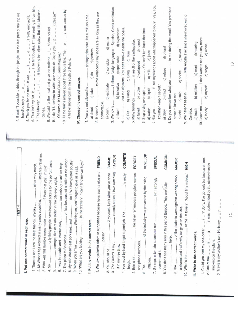 Test 4 | PDF