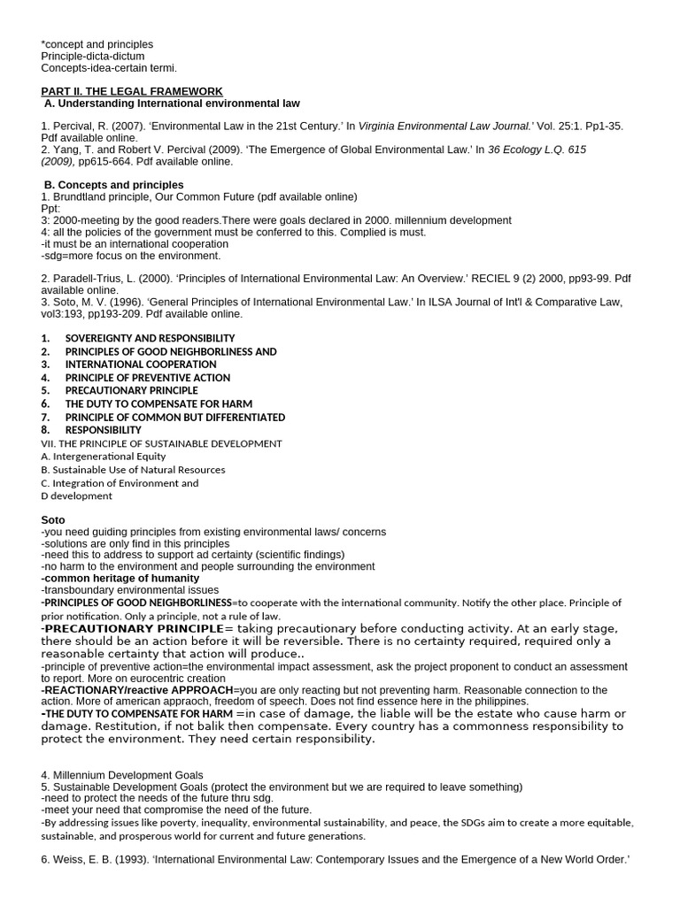 NATRES | PDF | Environmental Law | International Law