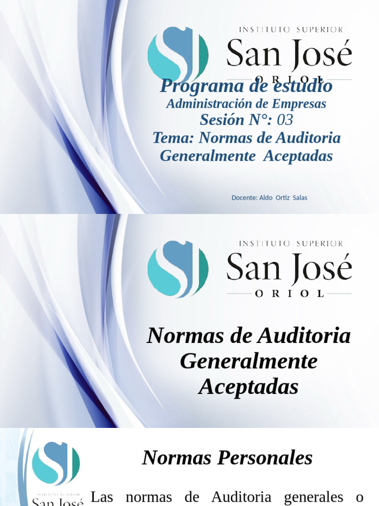 Normas de Auditoría Generalmente Aceptadas | PDF | Auditoría | Contralor