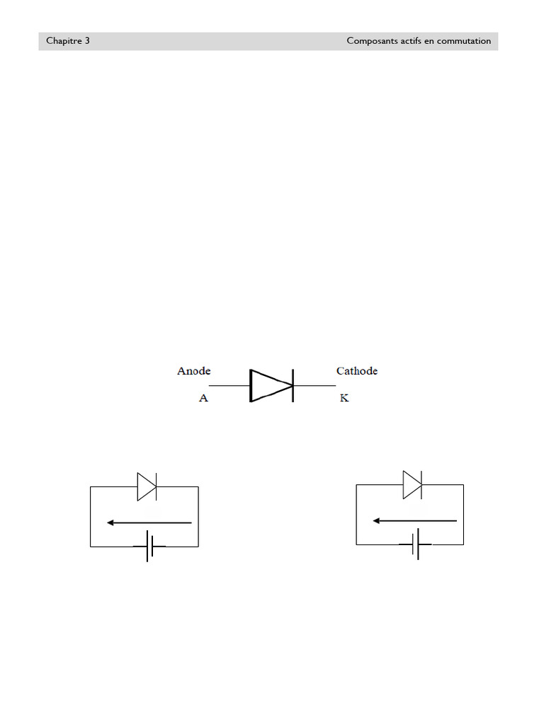 Composants actifs en commutation : diodes et transistors | PDF | Diode ...