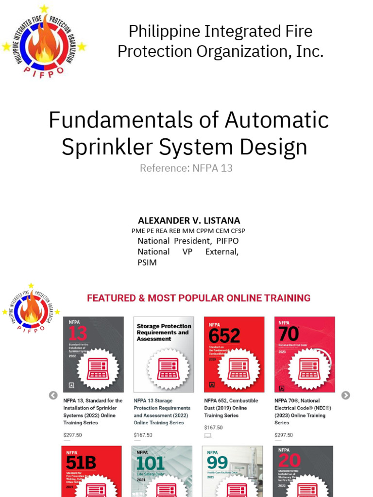Automatic Sprinkler System Design Guide | PDF | Fire Sprinkler System ...