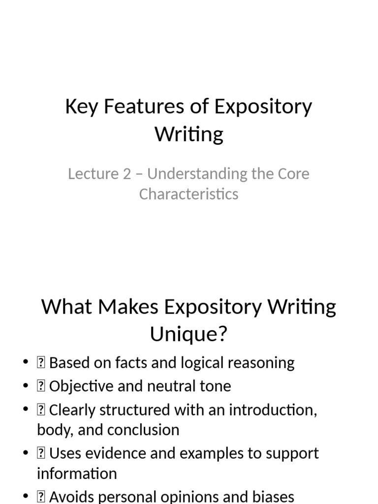 Expository Writing Essentials | PDF
