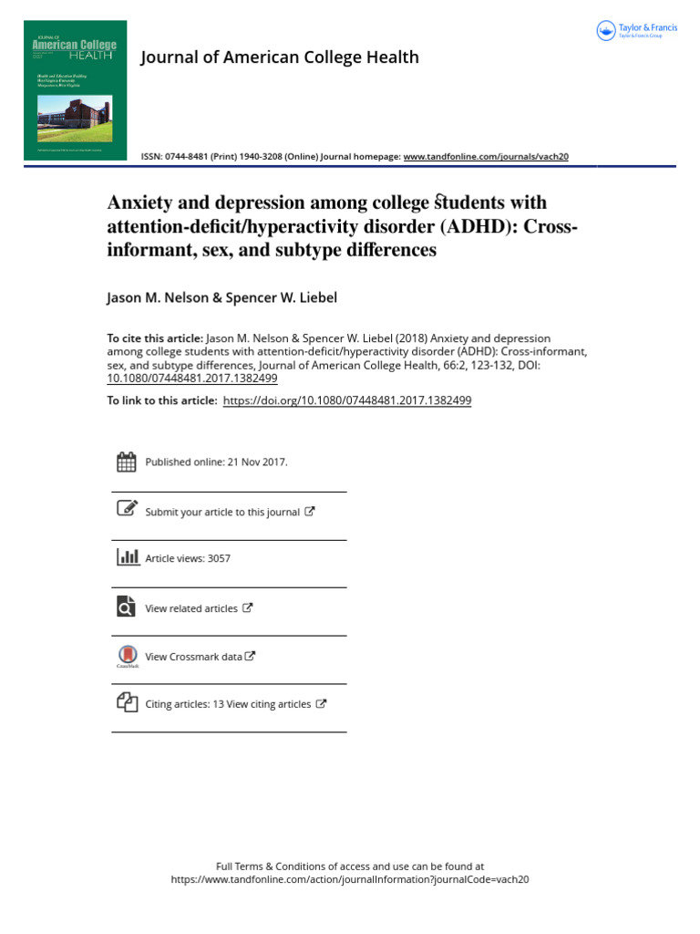 Mental Health News -- ScienceDaily - Adhd And Depression Research