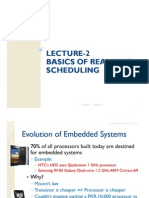 LECTURE - 22 Basics of Real Basics of Real - Time Time Scheduling Scheduling