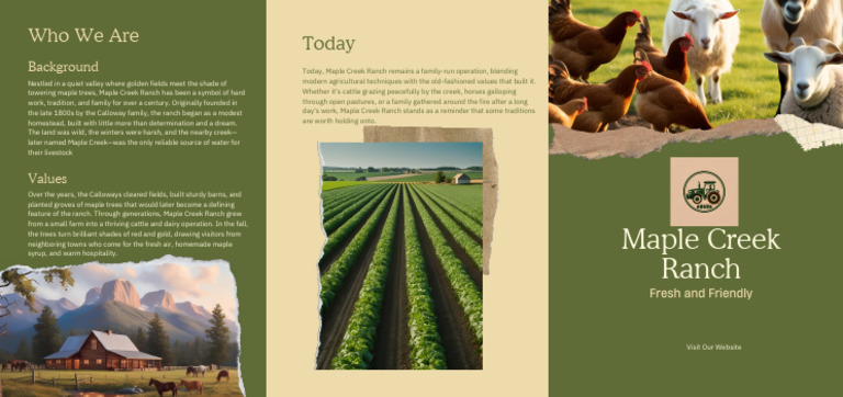 Maple Creek Ranch: Tradition & Family Values | PDF