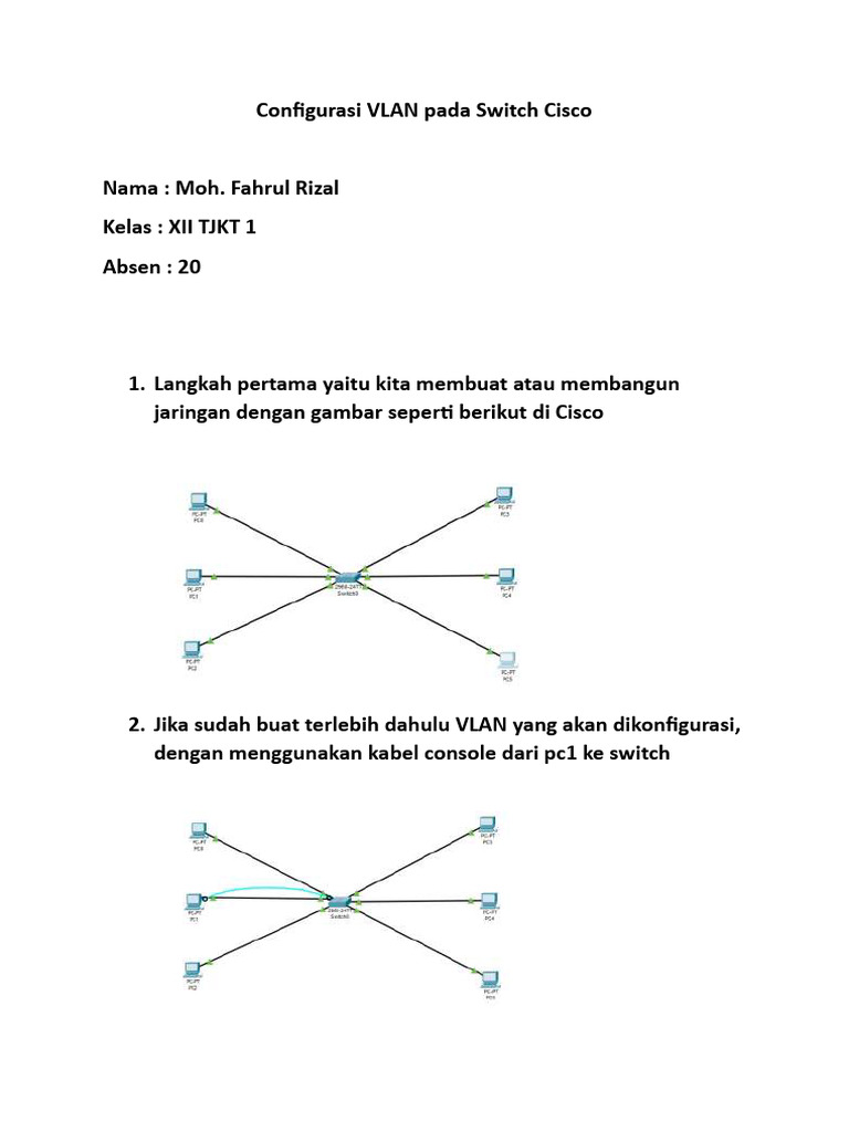 Konfigurasi VLAN di Switch Cisco | PDF