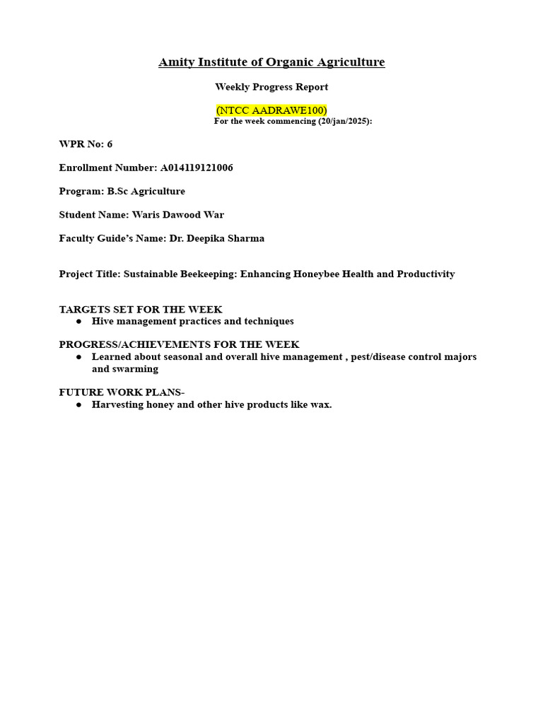 Final WPR | PDF