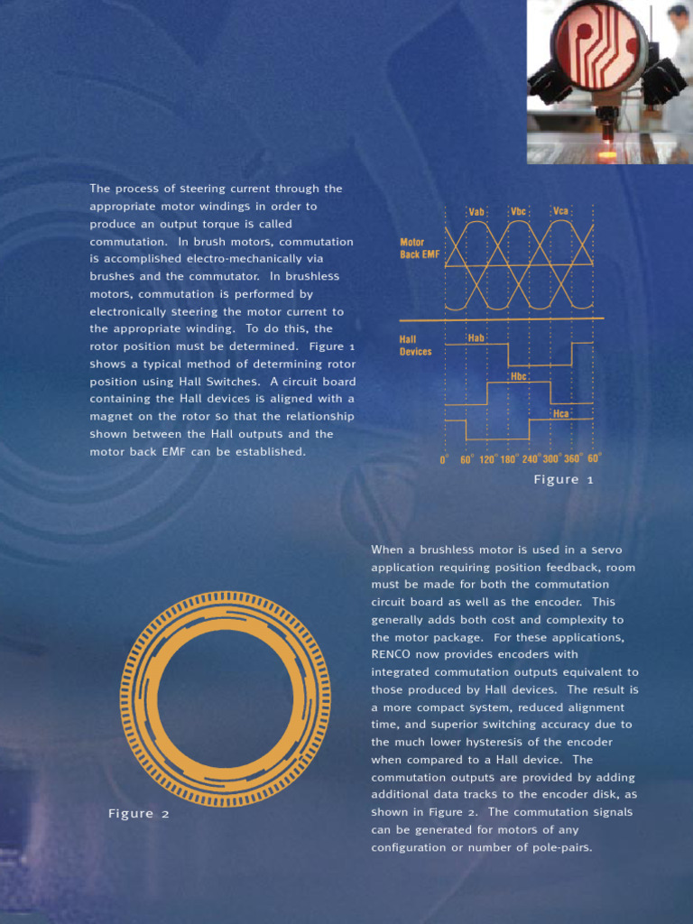 Brushless Motor Commutation Encoders | PDF