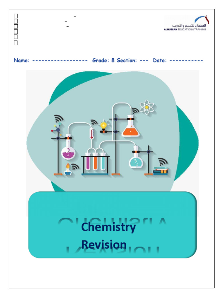 Grade 8 Chemistry Revision Worksheet | PDF | Ion | Chemical Bond