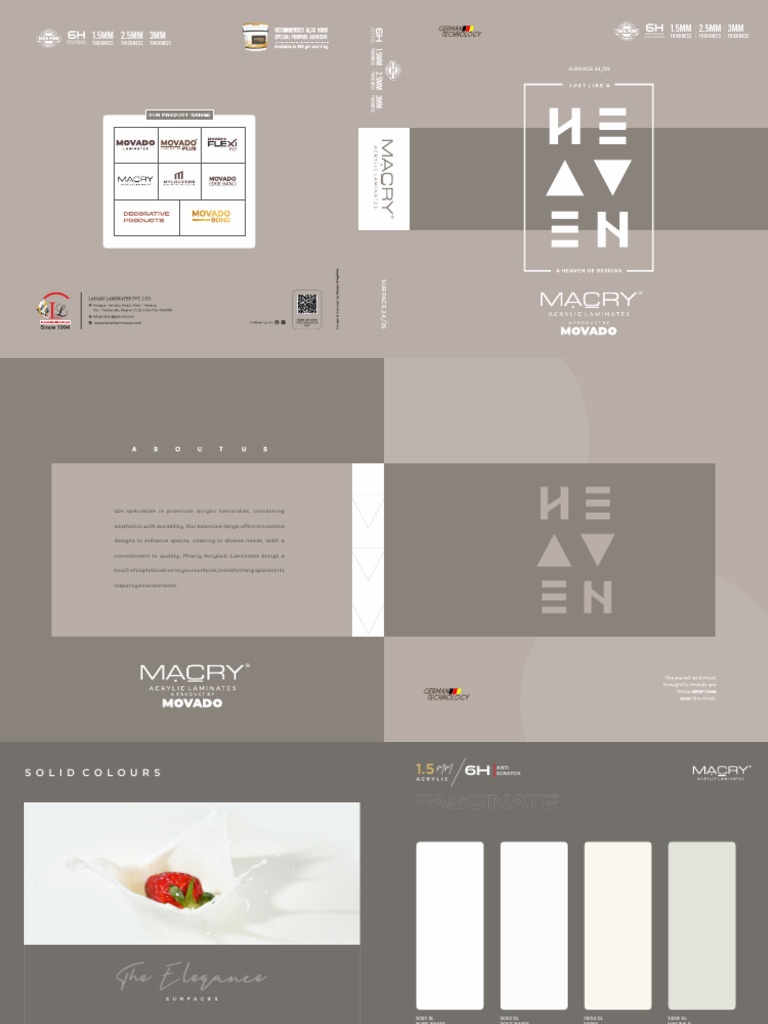 Macry Acrylic Laminates Overview | PDF | Building Materials | Natural ...
